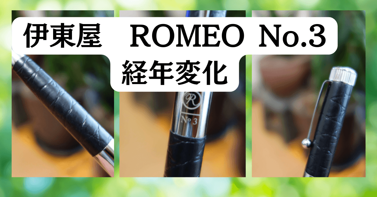 愛用記録の経年変化】Romeo No.3 クロコ｜革の深みと金属の輝きが増す 